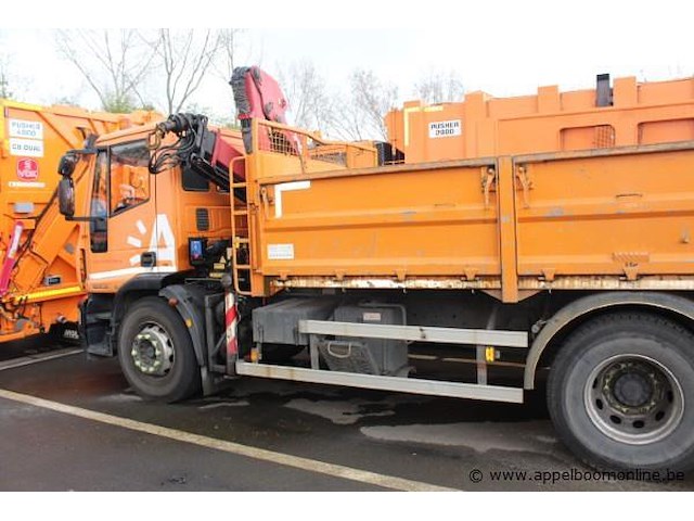 Kraanwagen iveco eurocargo ml130el25, datum 1ste inschrijving 6/2/2012, chassisnummer cfa1vj0402588177, km-stand laatste keuring 175.739, euro 5, vv kraan hmf 1035-k2 - afbeelding 6 van  9