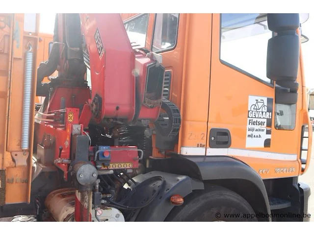 Kraanwagen iveco ml190el, datum 1ste inschr 23/08/2011, chassis nr zcfa1v0402581183, diesel, euro 5, km-stand laatste keuring 132657, vv kraan hmf rcl 5300 - afbeelding 15 van  16