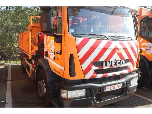 Kraanwagen iveco ml190el, datum 1ste inschr 23/08/2011, chassis nr zcfa1vj0402581185, diesel, euro 5, km-stand laatste keuring 42480, vv kraan hmf rcl 5301 - afbeelding 2 van  15