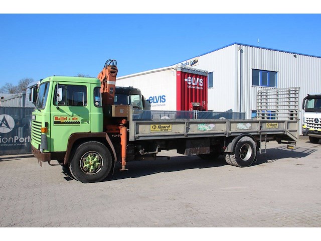 Kraanwagen scania lb81 s54 diesel 205pk 1980 - afbeelding 1 van  1