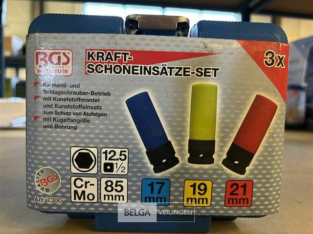 Kracht wielmoerdopsleutelset 3-dlg - afbeelding 1 van  2