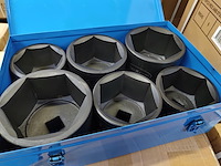 Krachtdoppenset 1" 6 dlg - afbeelding 2 van  3