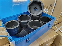 Krachtdoppenset 1" 6 dlg