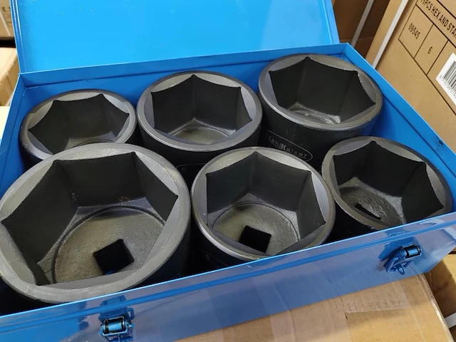 Krachtdoppenset 1" 6 dlg - afbeelding 2 van  3