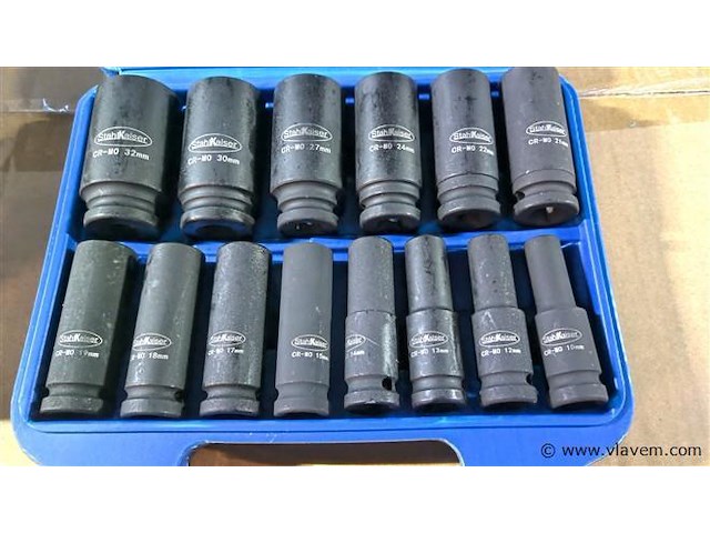 Krachtdoppenset 14 delig - afbeelding 1 van  4