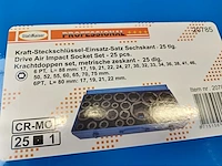 Krachtdoppenset 25 delig 1" - afbeelding 2 van  3