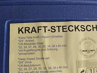 Krachtdoppenset 3/4 8 delig - afbeelding 2 van  3