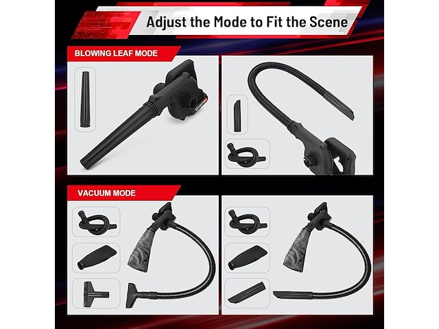 Krachtige draadloze accubladblazer - afbeelding 2 van  6