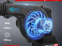 Krachtige draadloze accubladblazer - afbeelding 4 van  6