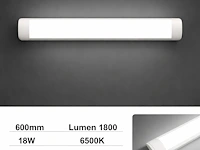 Krachtige led batten lichtbalk – 18w – 6500k koud wit – tetra-60 (20 stuks) - afbeelding 3 van  5