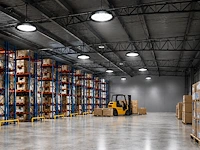 Krachtige led highbay ufo-lamp – 150w – 6400k koud wit – ip65 – agora-150 (5 stuks)