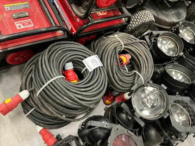 Krachtstroom kabel (6x) - afbeelding 2 van  3