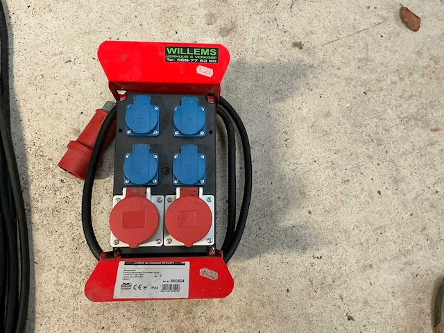 Krachtstroomkabel en bouwstroomverdeler - afbeelding 2 van  4