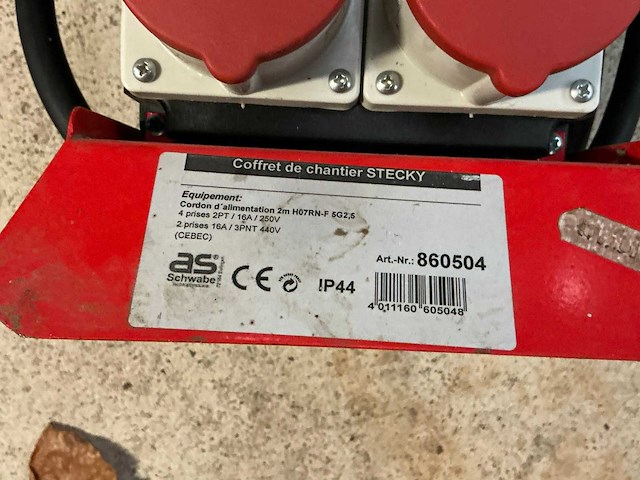 Krachtstroomkabel en bouwstroomverdeler - afbeelding 3 van  4