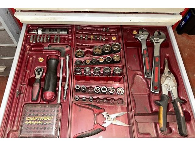 Kraft werk mobiele gereedschapskar - afbeelding 2 van  15