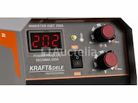 Kraft&dele flux/mma/tig 200a mig-lasmachine - afbeelding 5 van  5