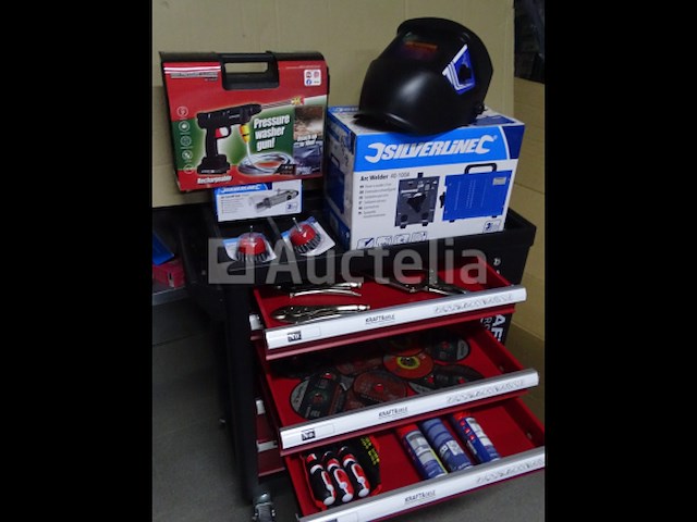 Kraft&dele professionele 6-ladetrolley met gereedschap - afbeelding 1 van  12