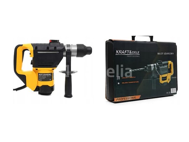 Kraft&dele professionele hamerbormachine in de behuizing - afbeelding 2 van  2