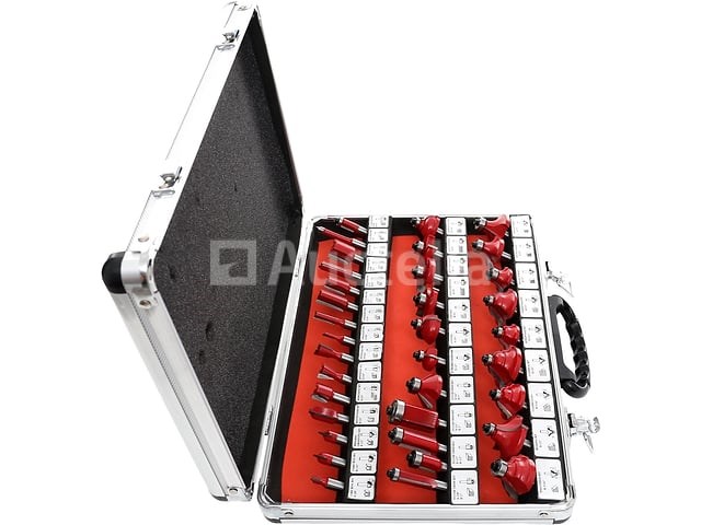 Kraft&dele routerbit set (35 stuks) - afbeelding 2 van  4