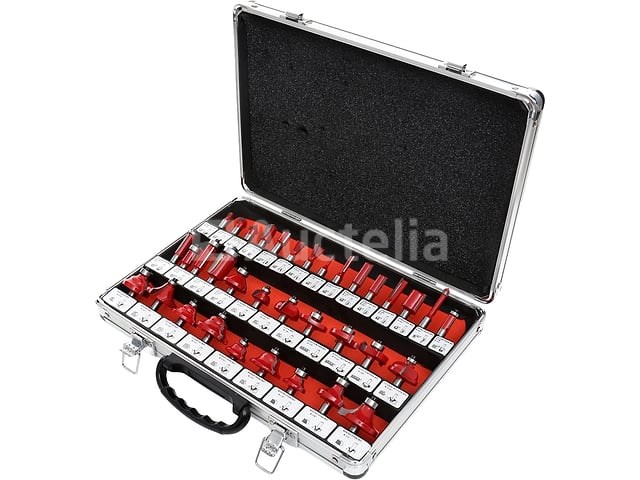 Kraft&dele routerbit set (35 stuks) - afbeelding 3 van  4