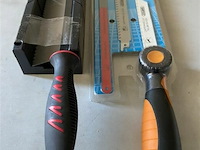 Kraftixx verstekbak met zaag en handzaag met 3 zaagbladen - afbeelding 1 van  3