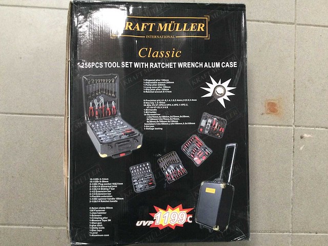 Kraftmuller gereedschapskoffer - afbeelding 1 van  4