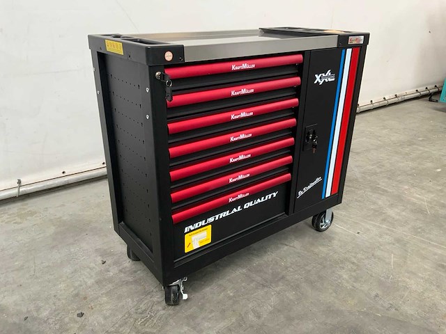 Kraftmüller km-7/7 kingsize edition gereedschapswagen 261 pcs - afbeelding 1 van  8