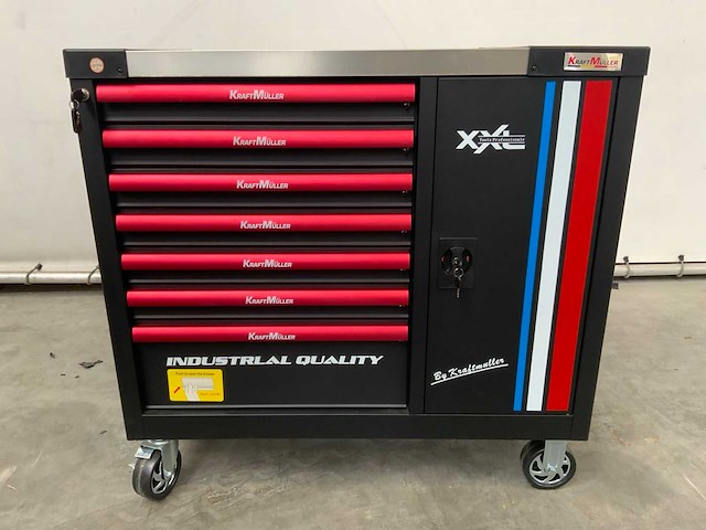 Kraftmüller km-7/7 kingsize edition gereedschapswagen 261 pcs - afbeelding 11 van  14