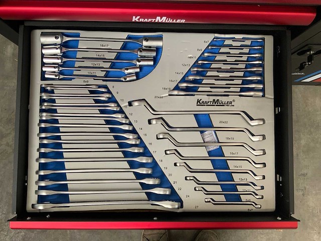 Kraftmüller km-7/7 kingsize edition gereedschapswagen 261 pcs - afbeelding 4 van  11