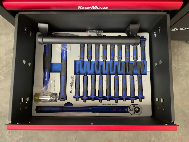 Kraftmüller km-7/7 kingsize edition gereedschapswagen 261 pcs - afbeelding 6 van  10