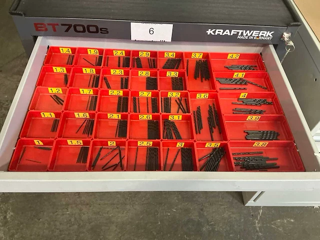 Kraftwerk bt700s 7- laden materiaalkast - afbeelding 5 van  9