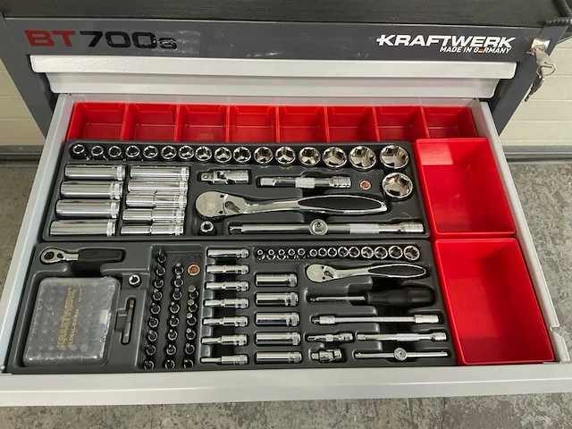 Kraftwerk bt700s 7-laden gereedschapswagen - afbeelding 7 van  10