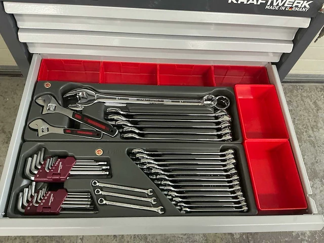 Kraftwerk bt700s 7-laden gereedschapswagen - afbeelding 8 van  10