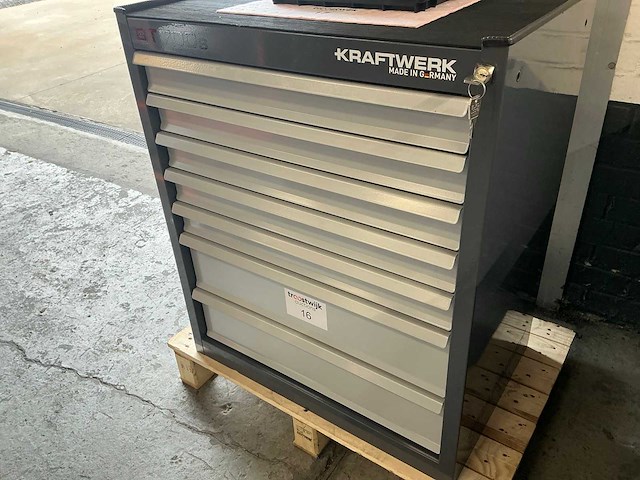 Kraftwerk bt700s gereedschapskast met inhoud - afbeelding 7 van  10