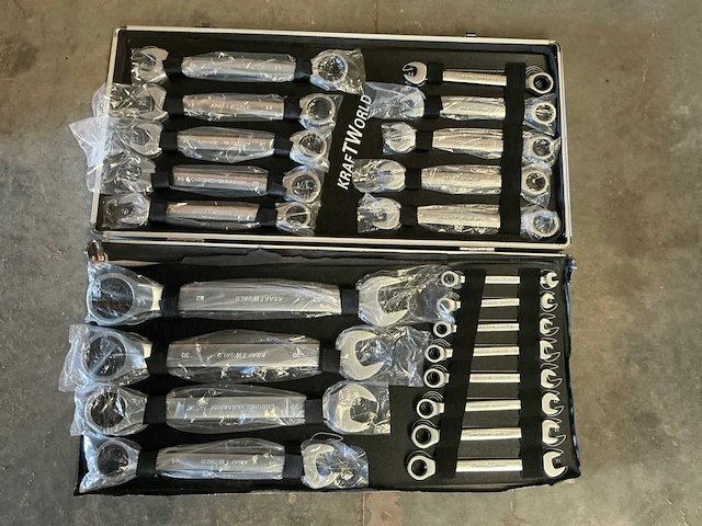 Kraftworld set 6 tot 32 steek- en ringsleutel - afbeelding 1 van  1