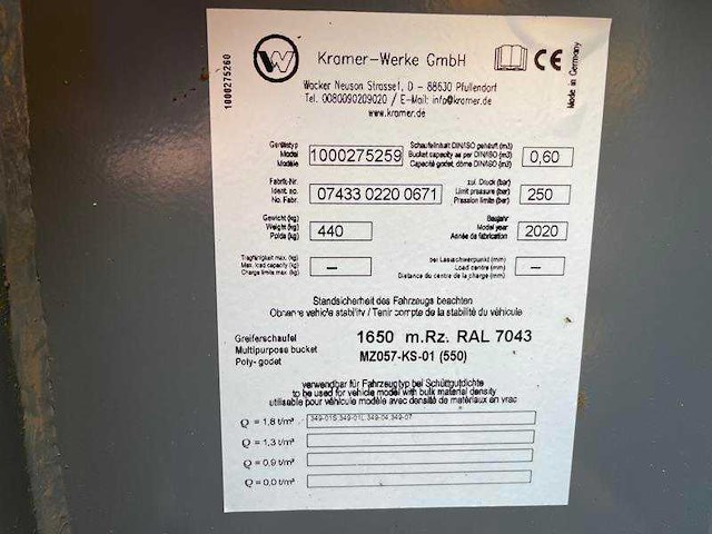 Kramer - 5055e - wiellader - 2020 - afbeelding 26 van  34