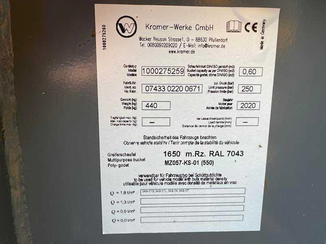 Kramer - 5055e - wiellader - afbeelding 26 van  34