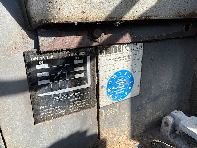Kramer allrad 312sl wiellader - afbeelding 2 van  17