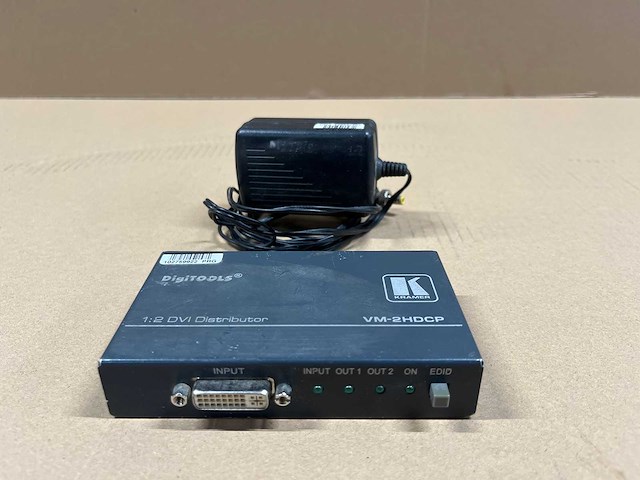 Kramer digitools vm-2hdcp 1:2 dvi distributor - afbeelding 1 van  2