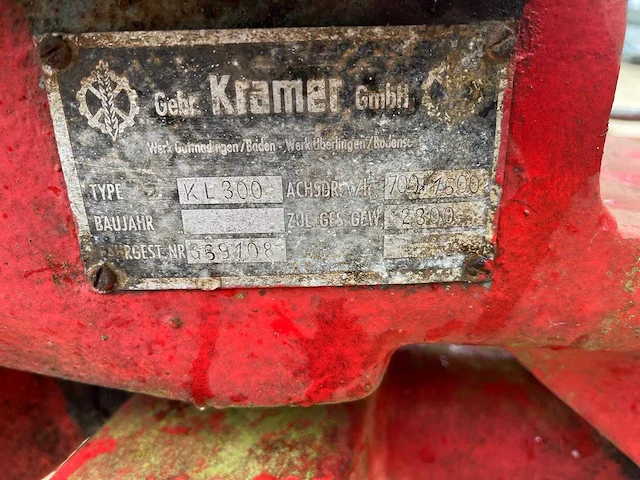 Kramer kl300 kramer kl 300 – vintage tractor met karakter - afbeelding 5 van  5