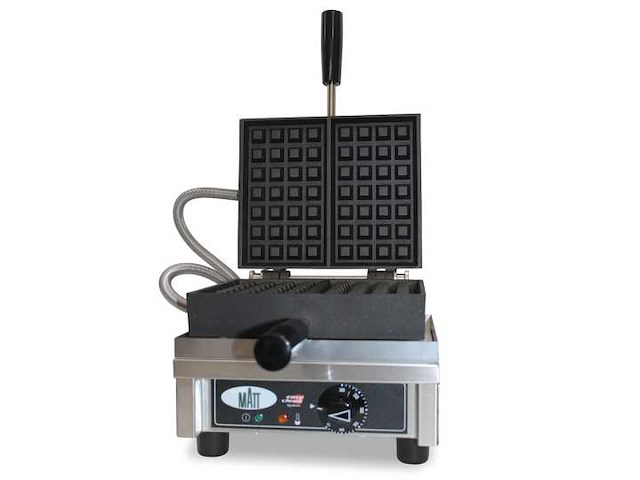 Krampouz - elektrische wafelijzers 4 x 7 kurk - krampouz - wecahc - elektrisch wafelijzer - broodrooster en broodroostermachine - afbeelding 1 van  2