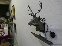 Krantenhouder in metaal - afbeelding 1 van  3