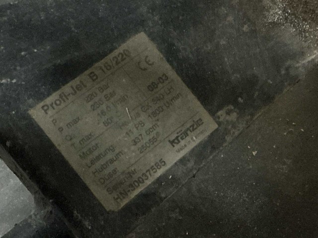 Kränzle profi-jet benzine hogedrukreiniger - afbeelding 4 van  5