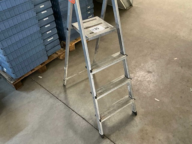 Krause 1x4 ladder - afbeelding 1 van  2