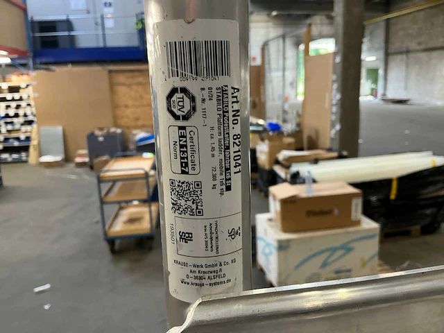 Krause aluminium platformtrap - afbeelding 6 van  7