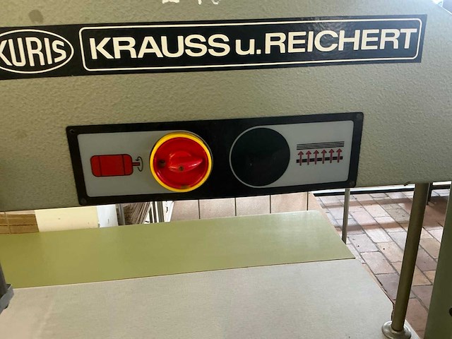 Krauss & reichert rbs300b lint snijmachine - afbeelding 6 van  8