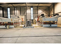 Kraussmaffei pu-injectiepersen 12,5 × 3,3 m – 260 ton voor complete sandwich- en hsb wandpanelen