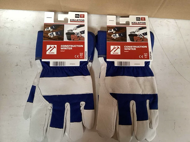 Kreator construction winter werkhandschoen maat xxl/11 (48x) - afbeelding 2 van  5