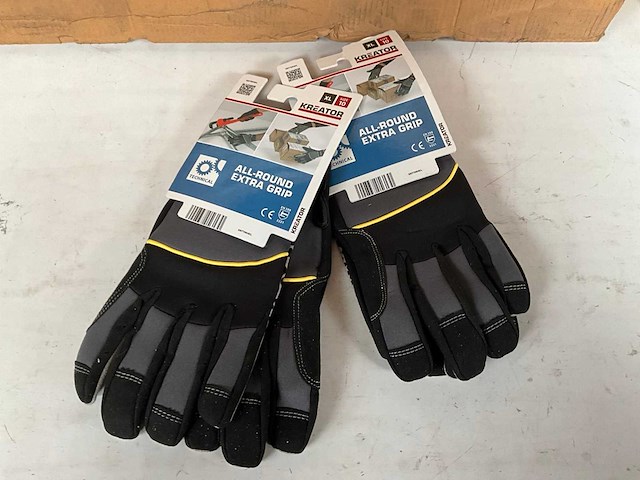 Kreator krtt004xl all round extra grip werkhandschoen maat xl/10 (120x) - afbeelding 1 van  5
