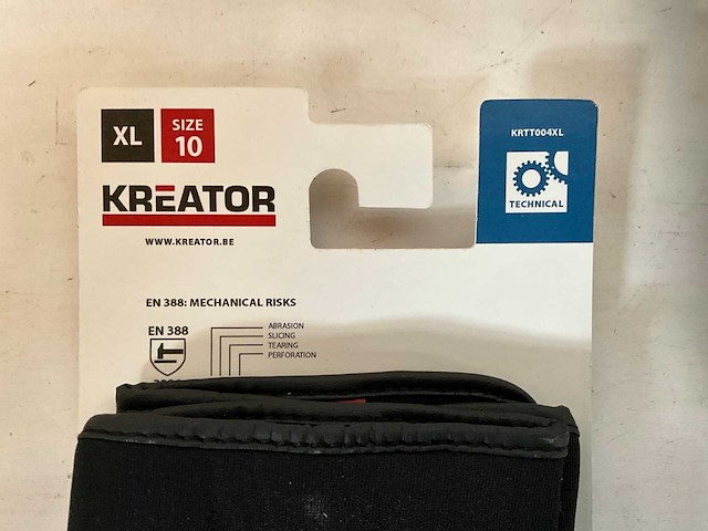Kreator krtt004xl all round extra grip werkhandschoen maat xl/10 (120x) - afbeelding 4 van  5